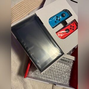 Nintendo Switch Console - Bright Red and Blue